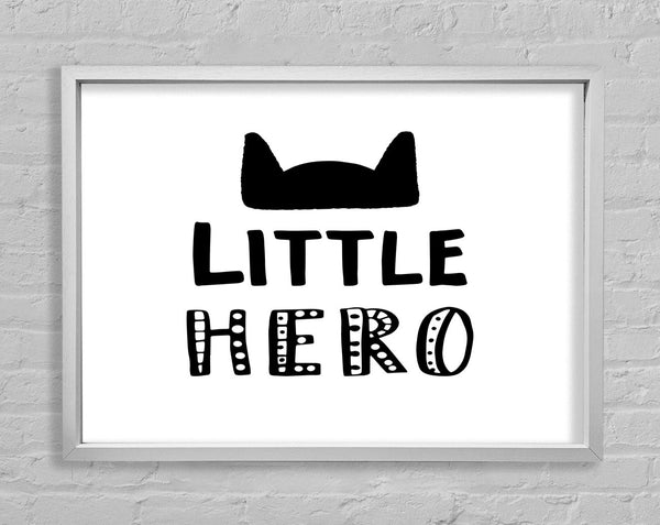 Little Hero Framed Print