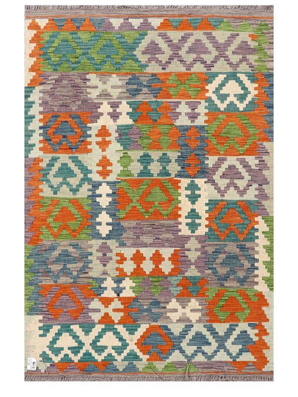 Maimana Afghanistan Kilim Rug - 148 x98 cm