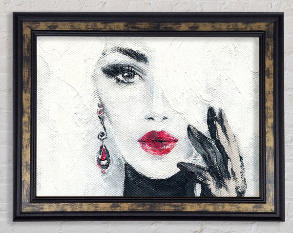 Face Of Elegance Framed Print