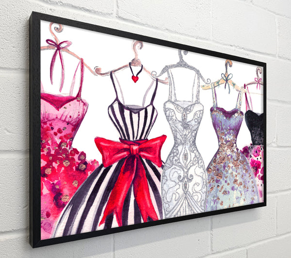 Dresses In A Line