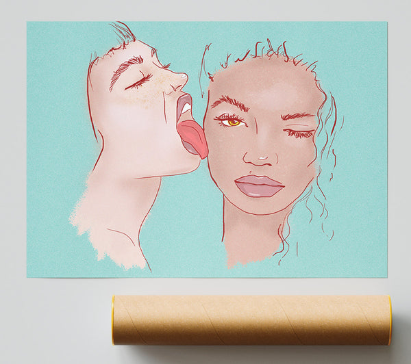 Lick Giclee Print