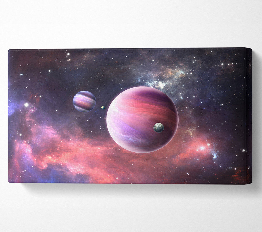  A Canvas Print of Planets In Orbit Canvas Art