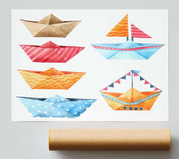 Paper Boats Print