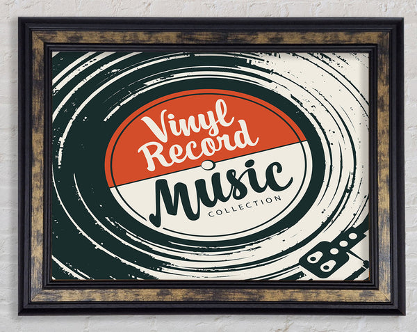 Vinyl Record Music Framed Print