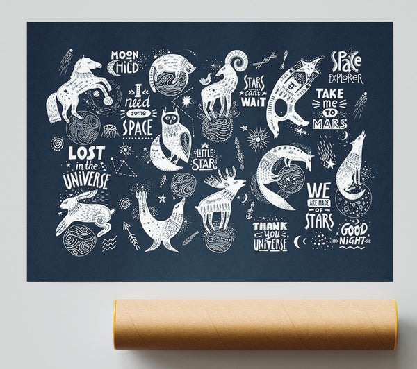 Spirit Animals Giclee Print