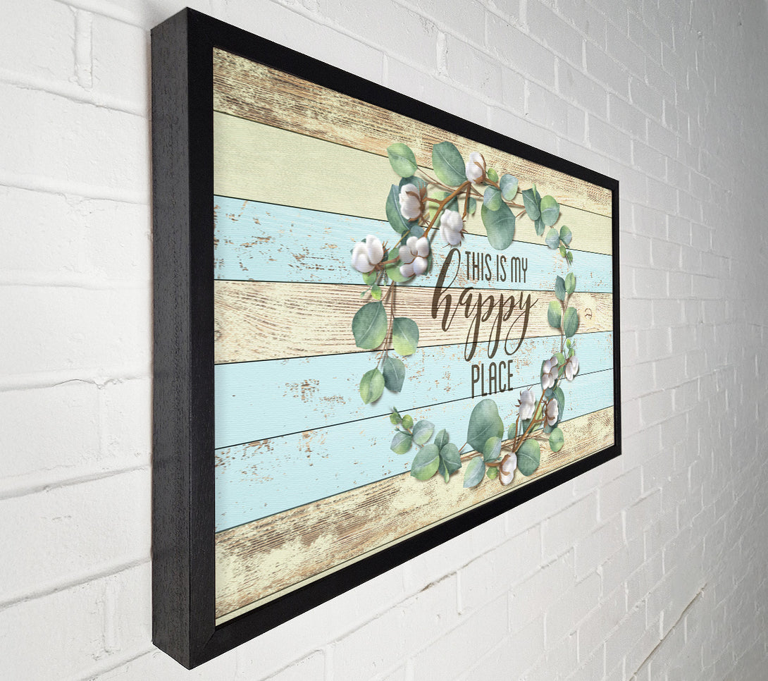  A Canvas Print of This Is My Happy Place Canvas Print