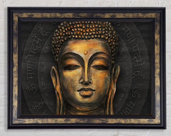 Serenity Buddha Framed Print