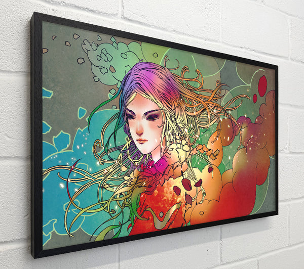 Clouds Of Colour Woman