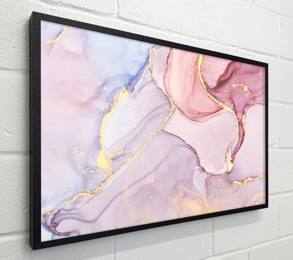 Oil Paint Lilac And Gold
