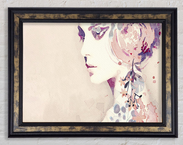 Flower Headpiece Framed Print