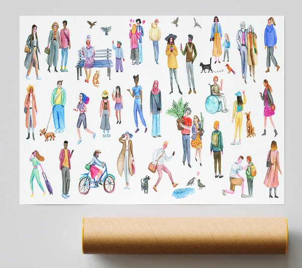 Multicultured World Poster