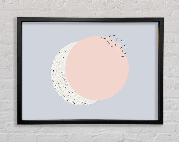 Pastel Circles Framed Print