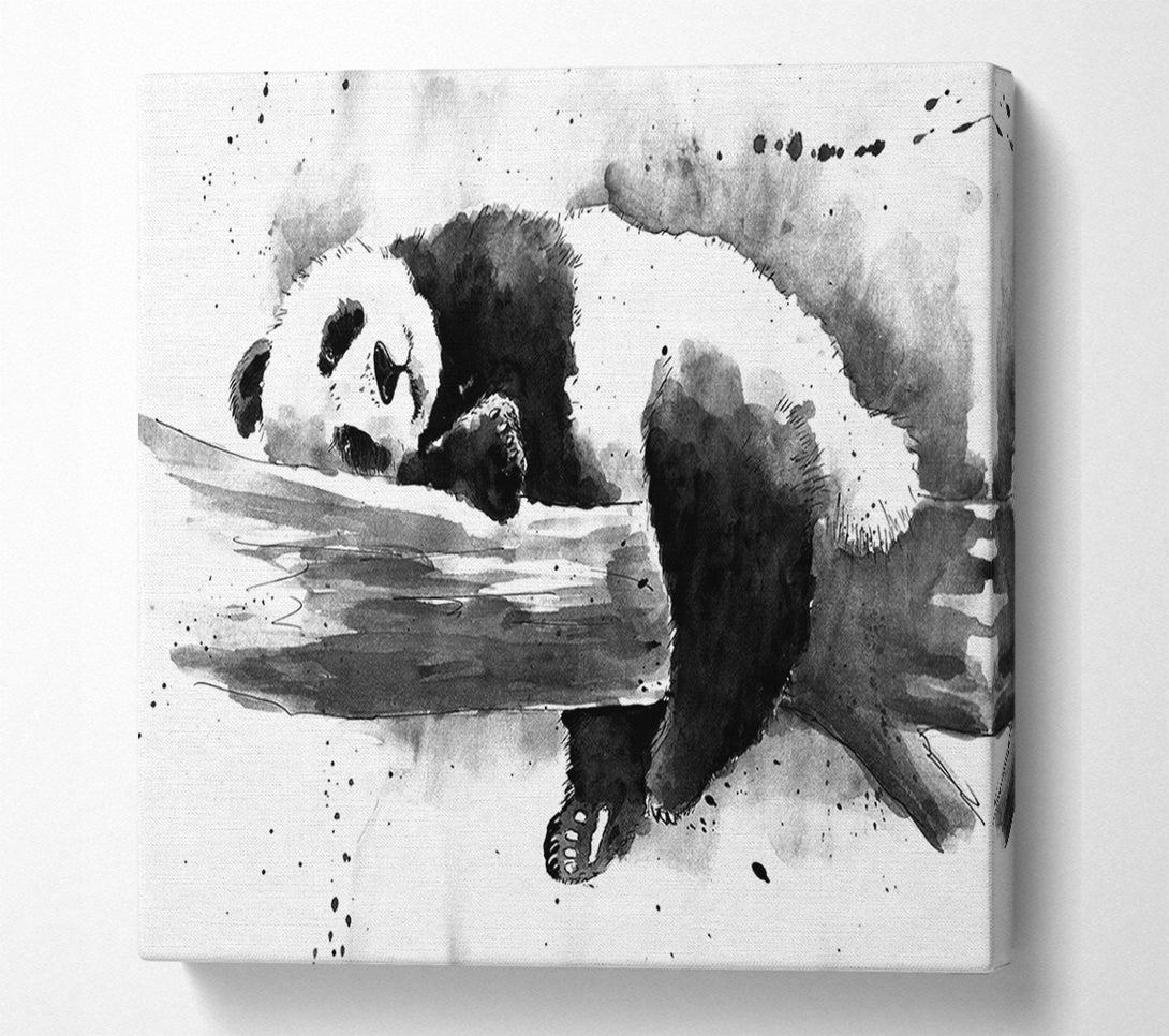  A Canvas Print of Watercolour Panda Canvas Art