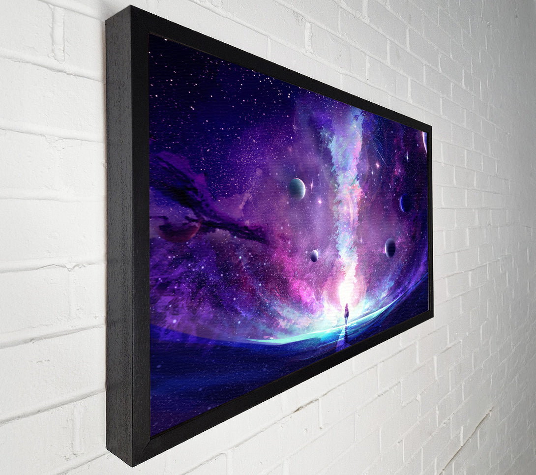 A Canvas Print of The Space Corridor Canvas Wall Art