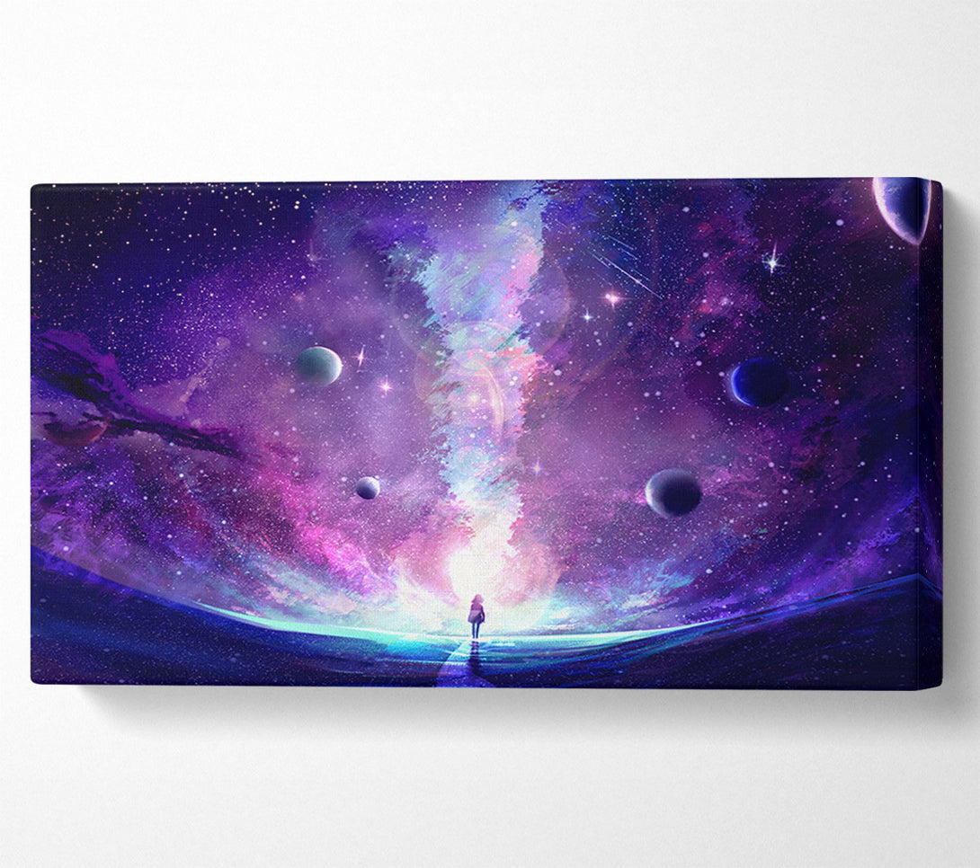  A Canvas Print of The Space Corridor Canvas Wall Art