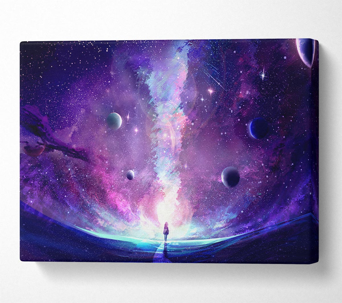  A Canvas Print of The Space Corridor Canvas Wall Art