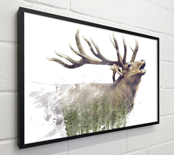 Double Exposure Stag