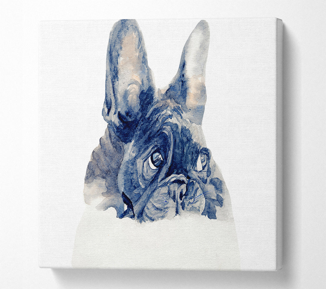  A Canvas Print of Cute French Bulldog Canvas Art