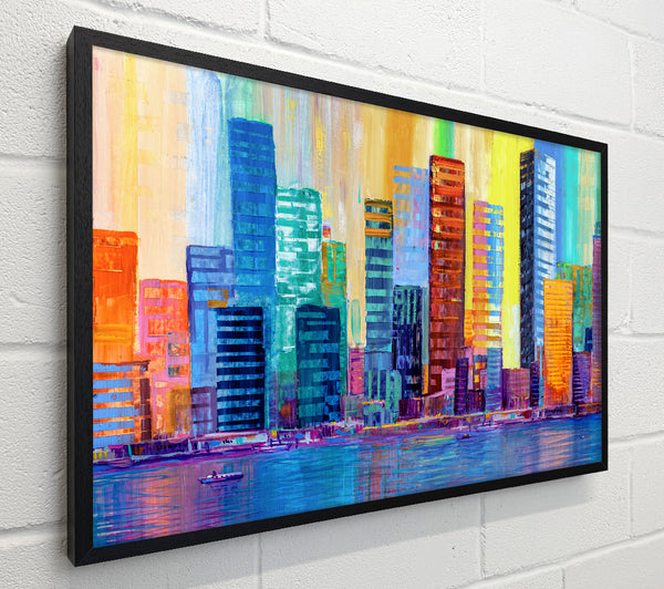 Warm And Cool City Lights