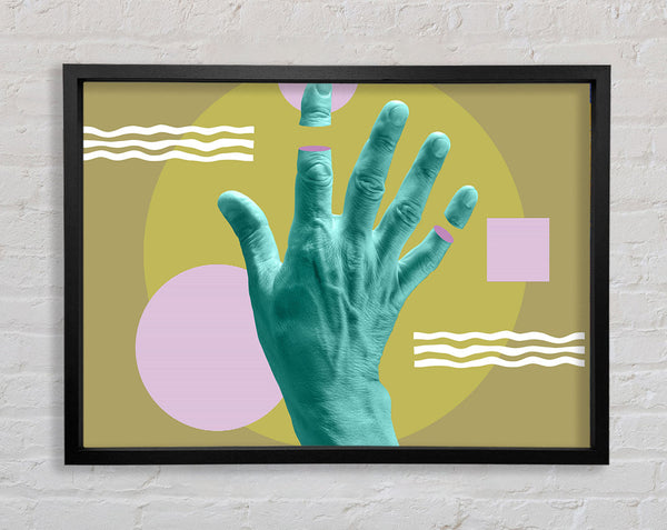 The Hand Cut Off Framed Print
