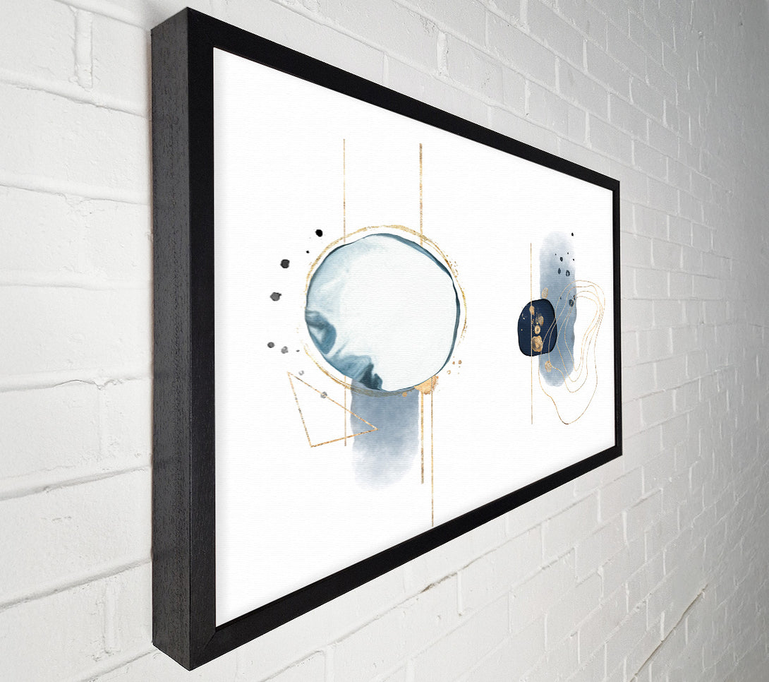  A Canvas Print of Modern Watercolour Shape Canvas Wall Art