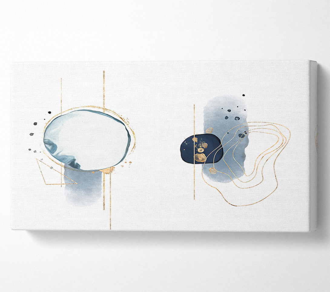  A Canvas Print of Modern Watercolour Shape Canvas Wall Art