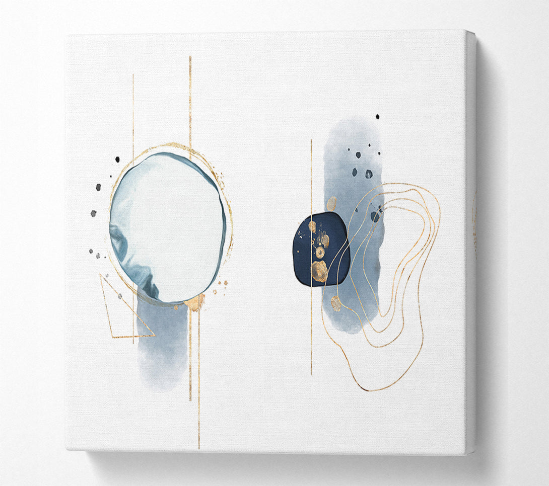  A Canvas Print of Modern Watercolour Shape Canvas Wall Art