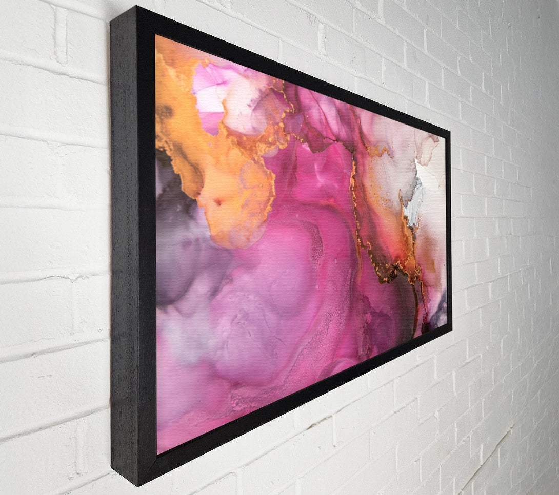  A Canvas Print of Coloured Textures Water Canvas Print