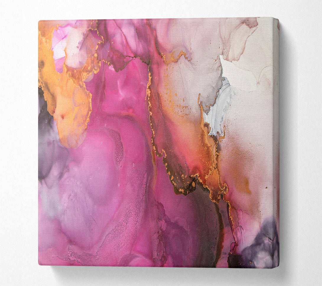 A Canvas Print of Coloured Textures Water Canvas Print