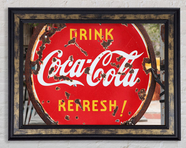 Drink Coca Cola Framed Print