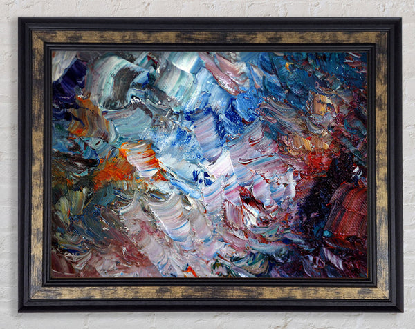 Gouche Texture Framed Print