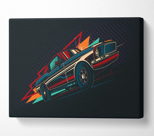 Ford Mustang Speed Canvas Wall Art