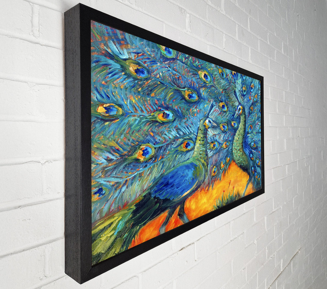  A Canvas Print of The Supreme Peacock Canvas Wall Art