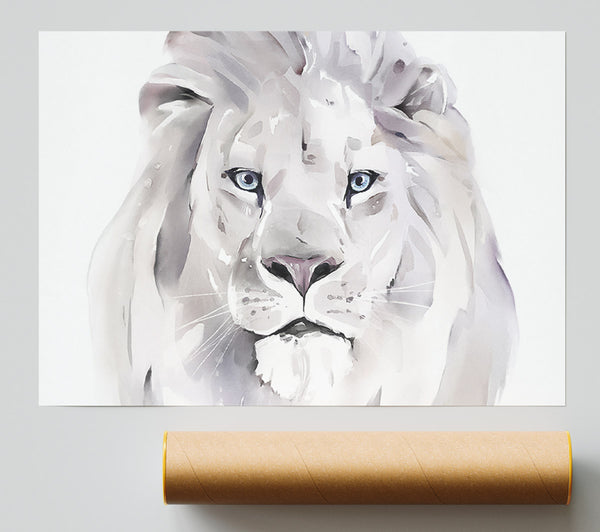 The Grey Lion Giclee Print
