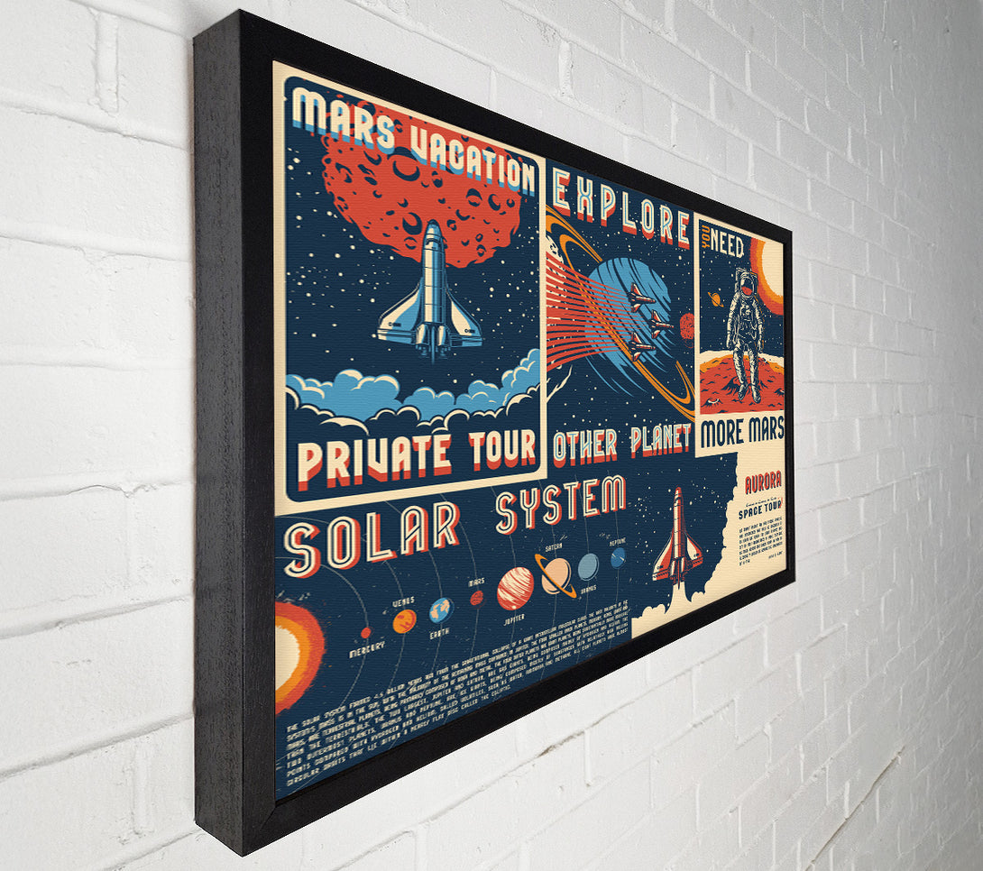  A Canvas Print of Explore The Planets Canvas Art