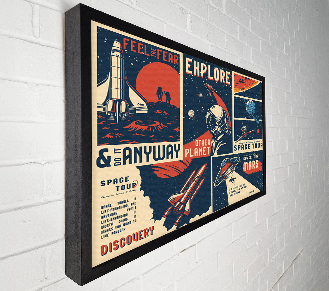  A Canvas Print of Space Exploration Canvas Art