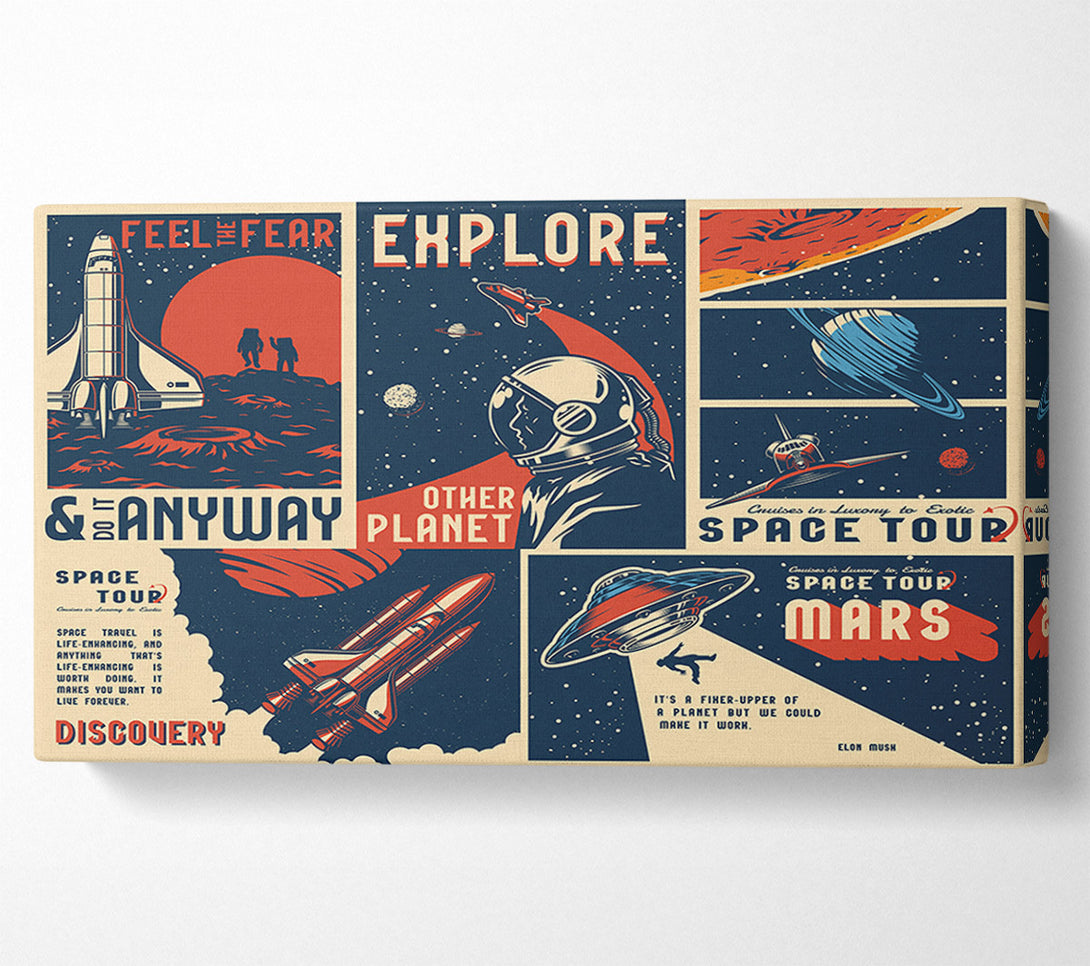  A Canvas Print of Space Exploration Canvas Art