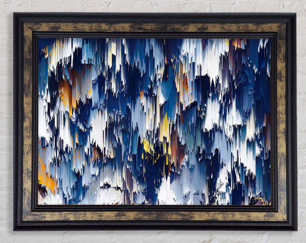 Textures Of The Skies Framed Print