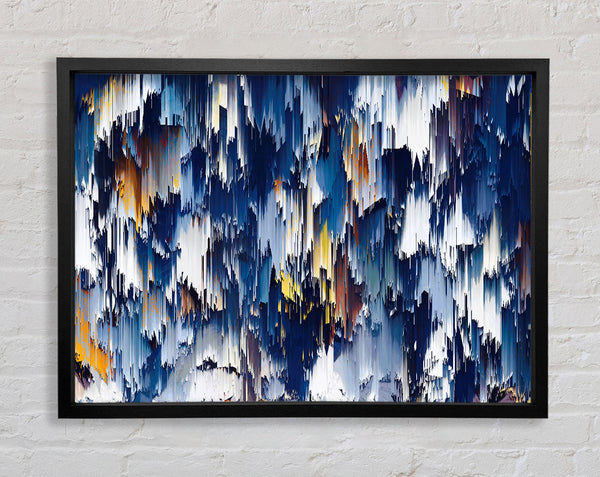 Textures Of The Skies Framed Print