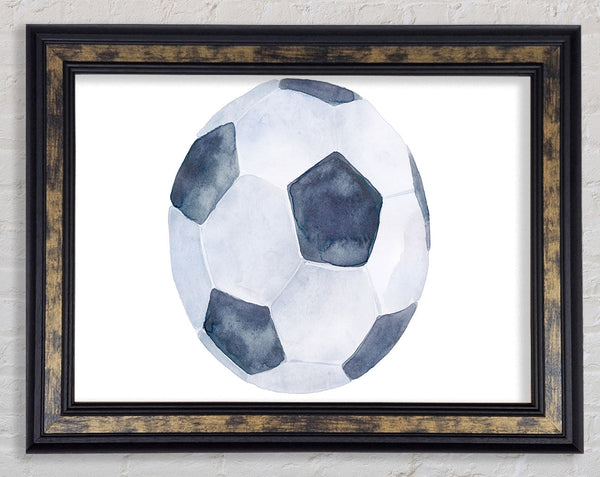 Football Drawing Framed Print
