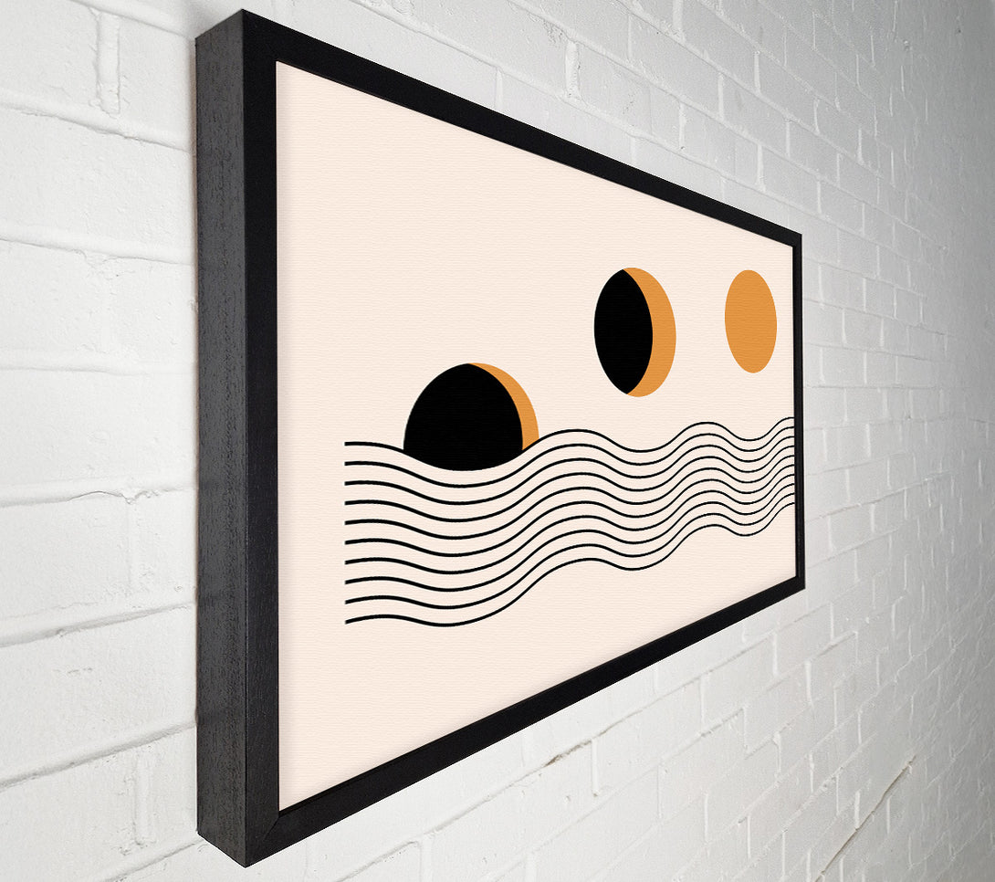  A Canvas Print of The Sun Above The Sea Canvas Wall Art
