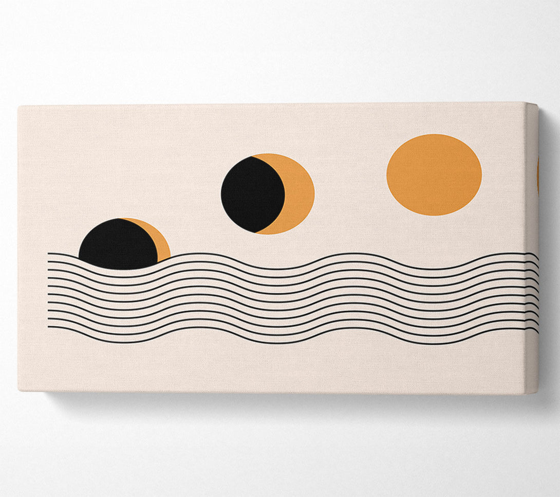  A Canvas Print of The Sun Above The Sea Canvas Wall Art
