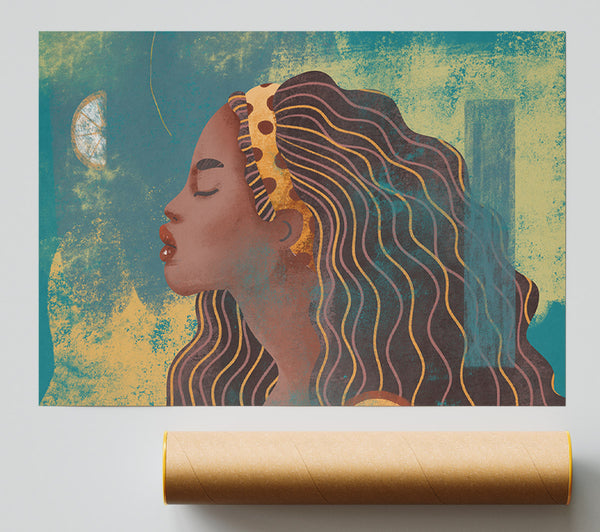 The Woman In Flowers Giclee Print