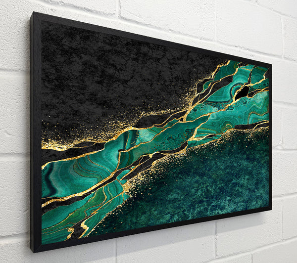 The Green And Gold Textures