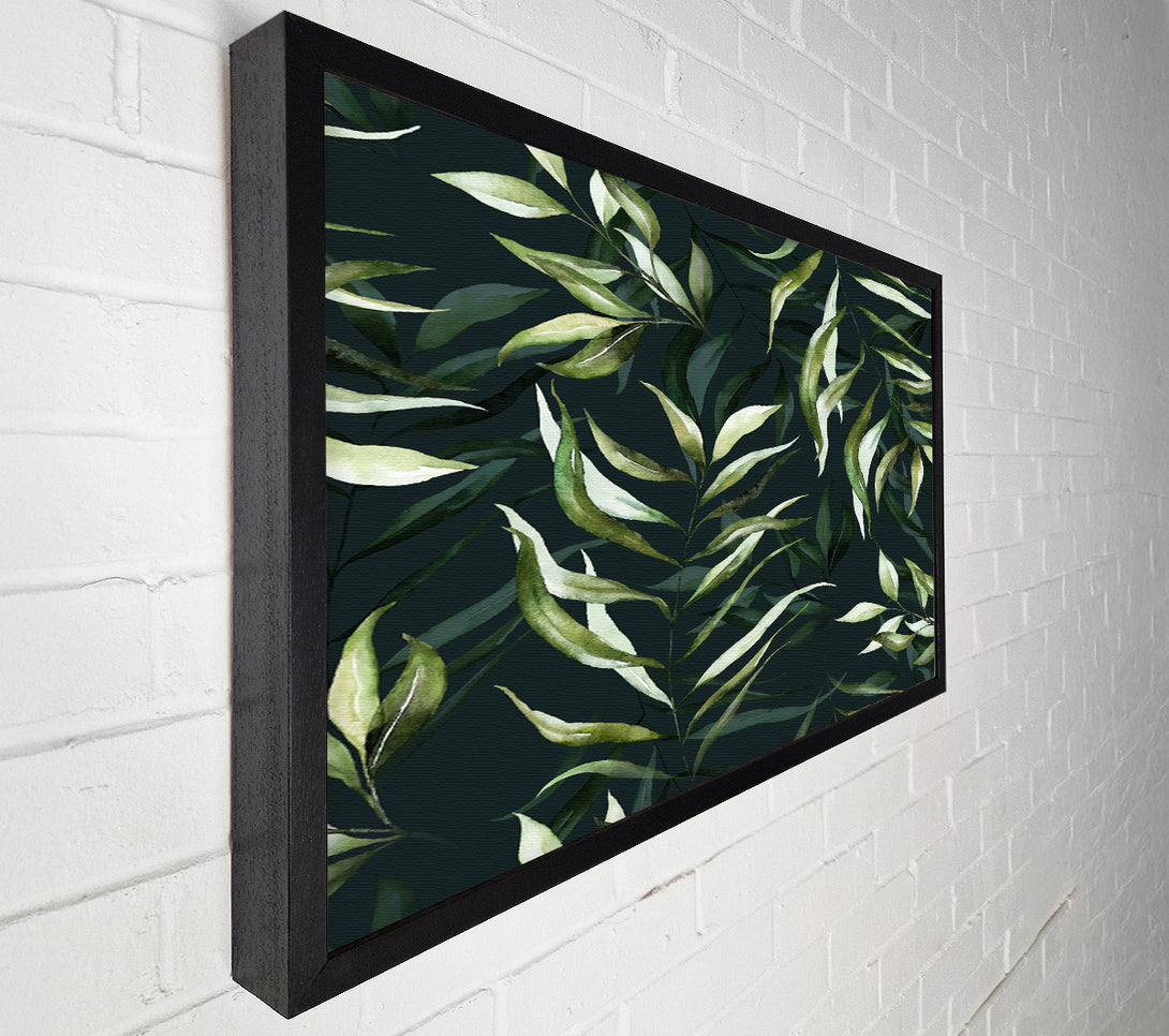 A Canvas Print of Green Leaves Of Plenty Canvas Art