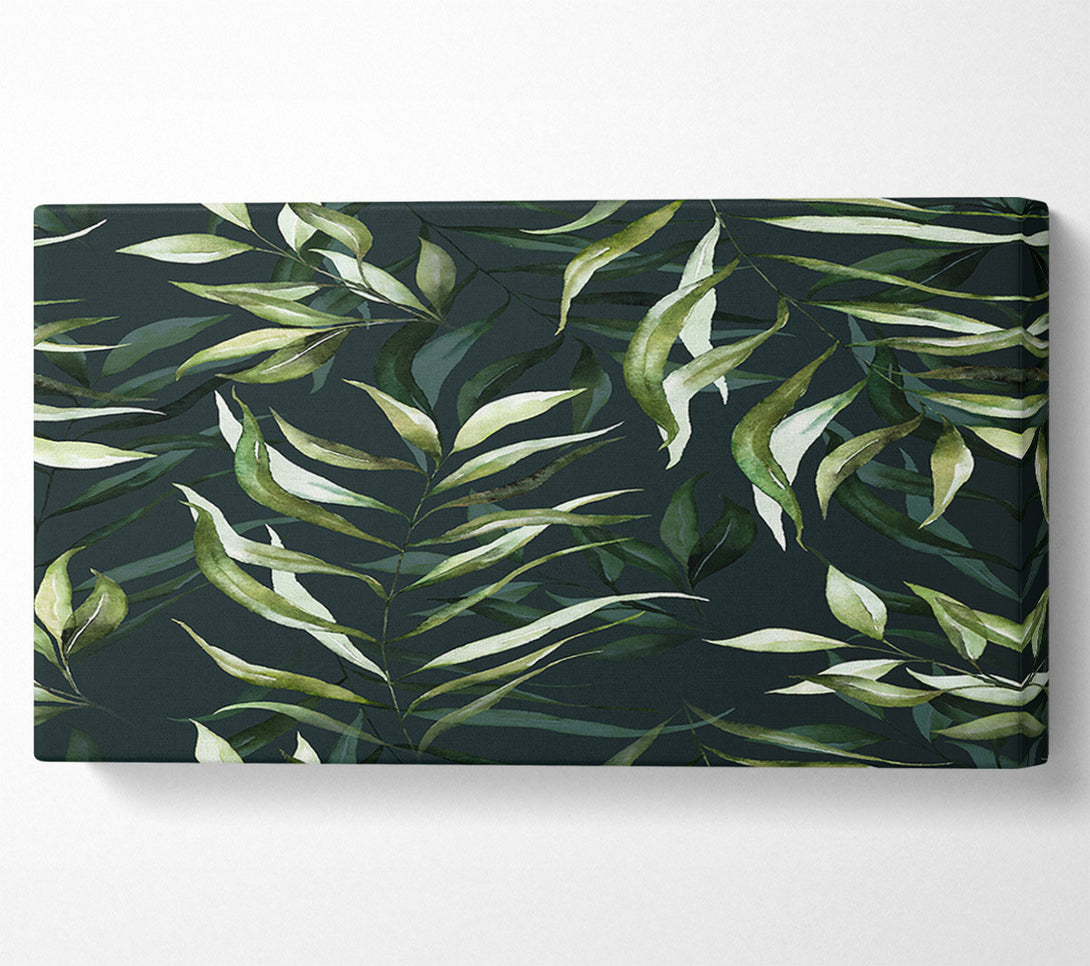  A Canvas Print of Green Leaves Of Plenty Canvas Art