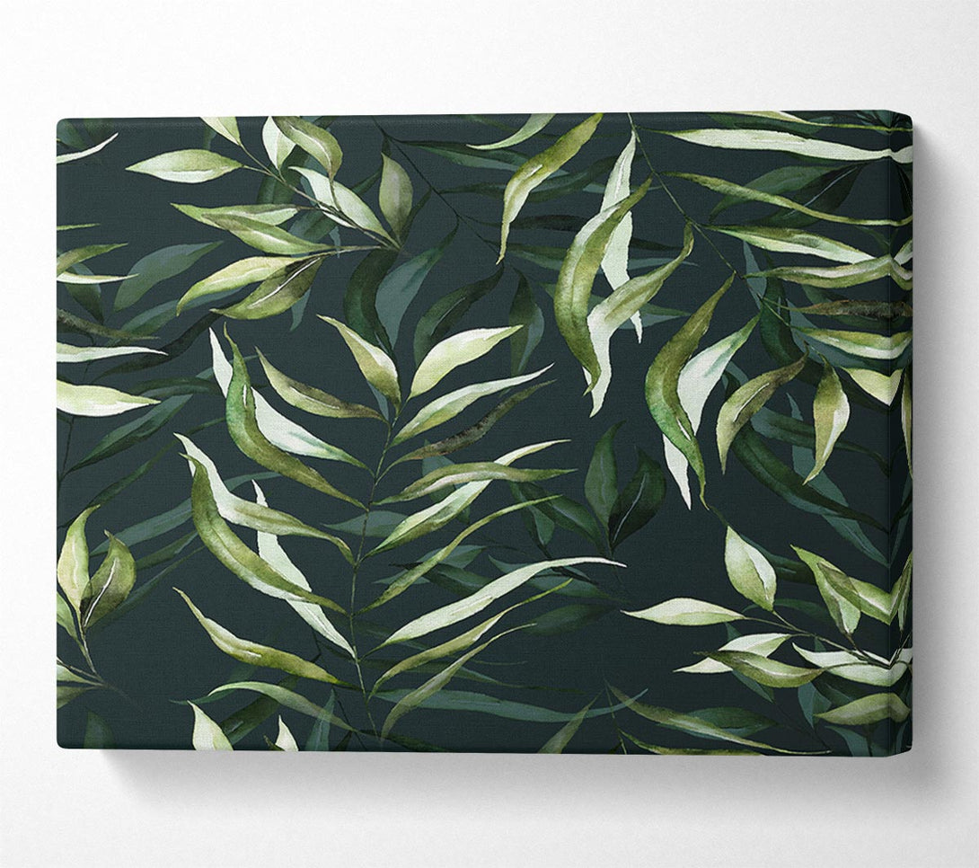  A Canvas Print of Green Leaves Of Plenty Canvas Art
