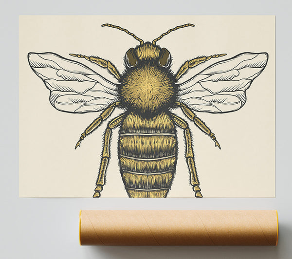 The Lovely Honey Bee Giclee Print