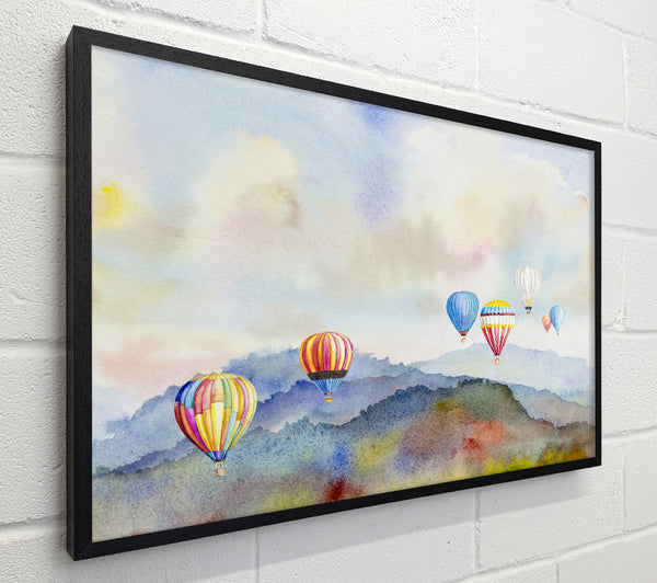 Hot Air Balloons In The Valley