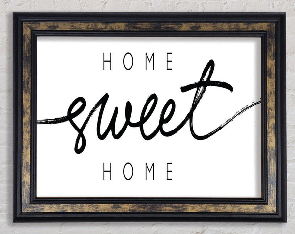 Home Sweet Home Quirky Framed Print